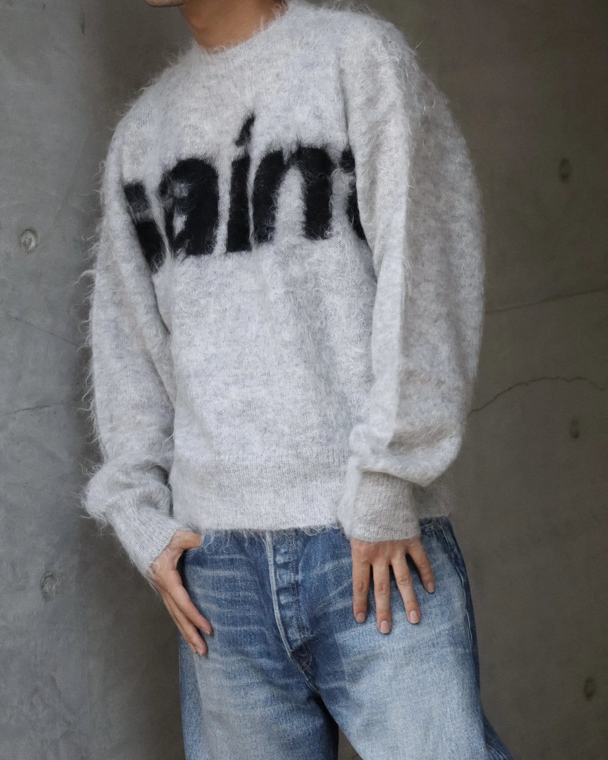 SAINT Mxxxxxx / MOHAIR CREW KNIT / SAINT (SM-MK1-0000-056)