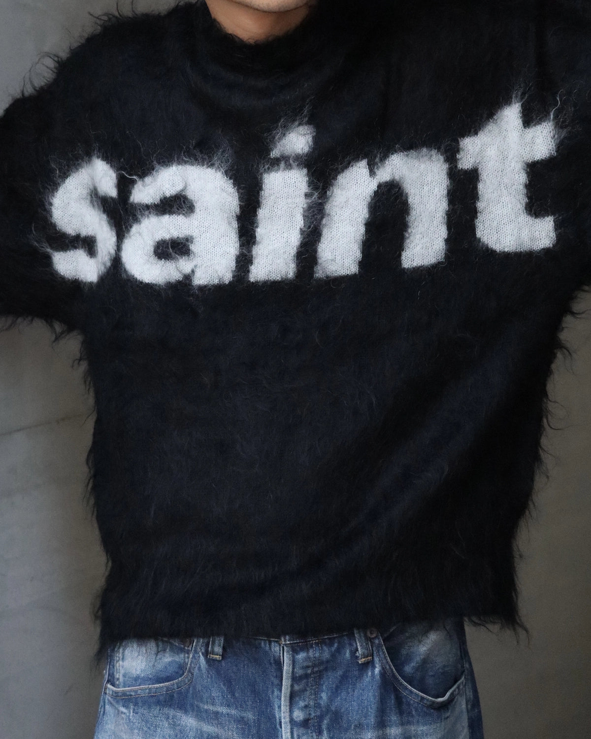 SAINT Mxxxxxx / MOHAIR CREW KNIT / SAINT (SM-MK1-0000-055)