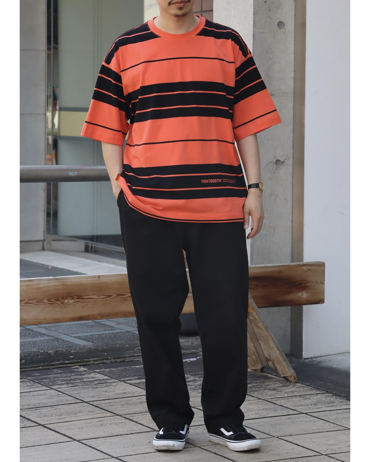 TIGHTBOOTH / BORDER S/S T-SHIRT (SU26-T03)