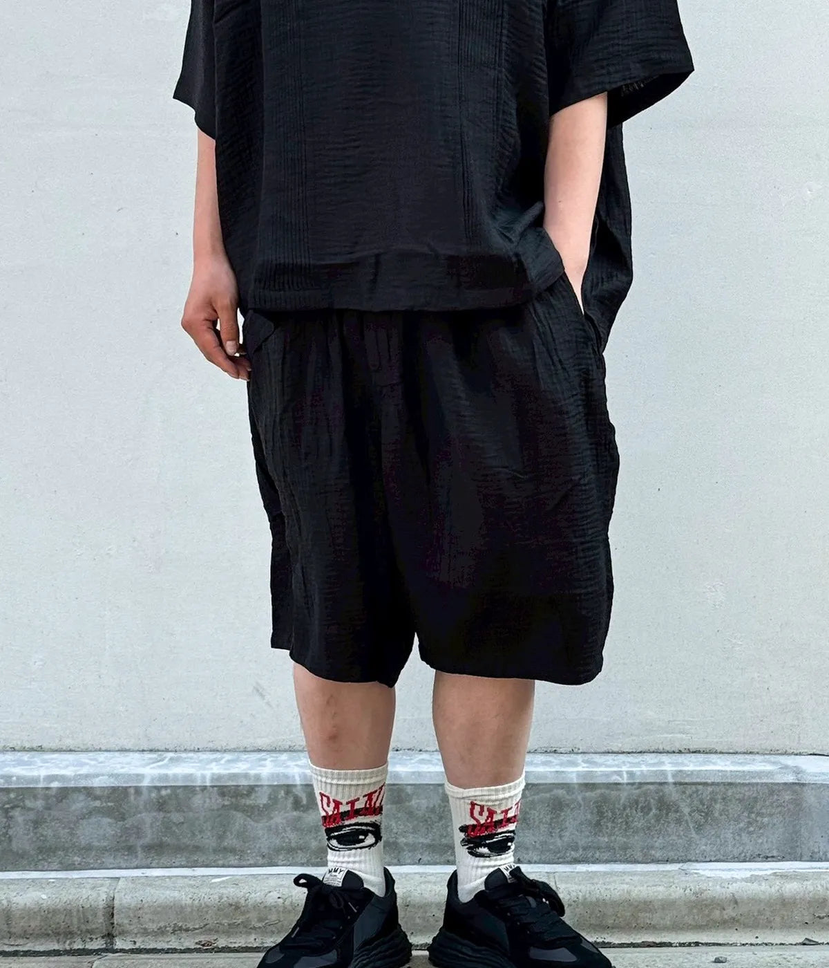 TIGHTBOOTH / RAYON BIG SHORTS (SU26-B03)