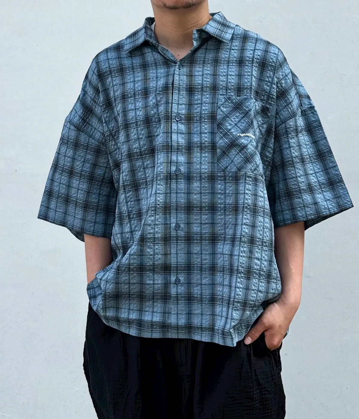 TIGHTBOOTH / PLAID S/S SHIRT (SS26-S07)
