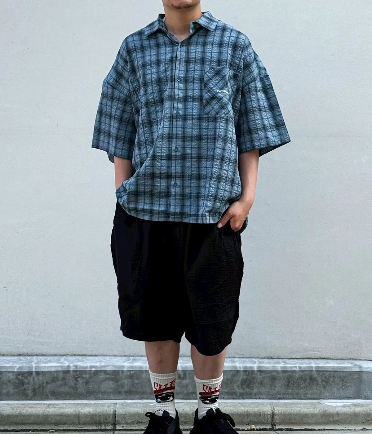 TIGHTBOOTH / PLAID S/S SHIRT (SS26-S07)
