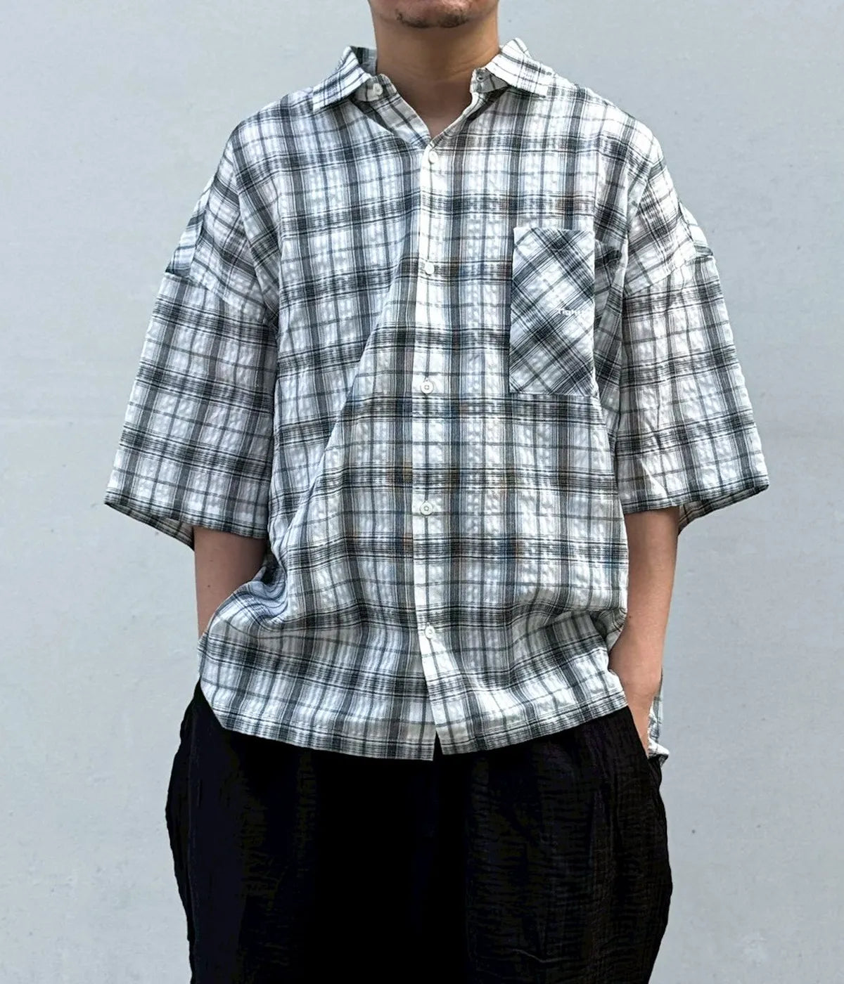 TIGHTBOOTH / PLAID S/S SHIRT (SS26-S07)