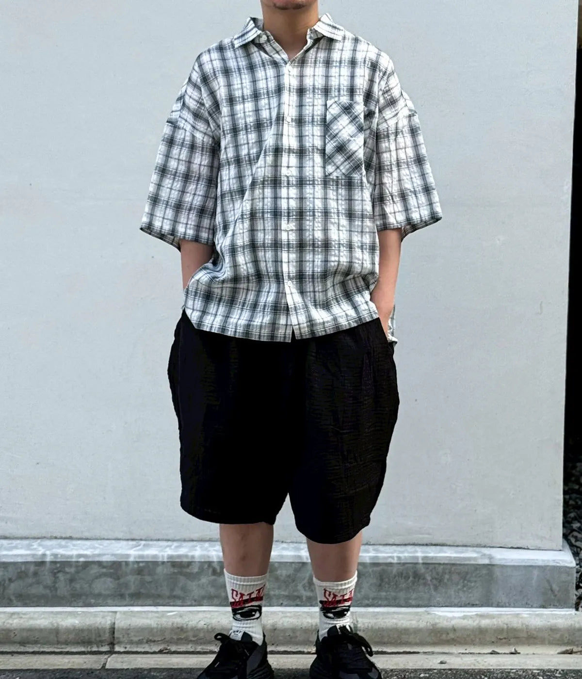 TIGHTBOOTH / PLAID S/S SHIRT (SS26-S07)