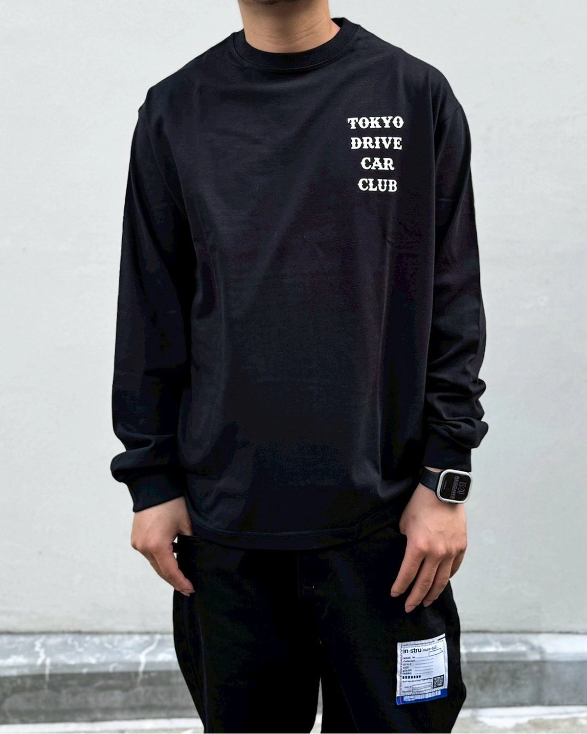 TOKYO DRIVE CAR CLUB / Big Logo L/S Tee