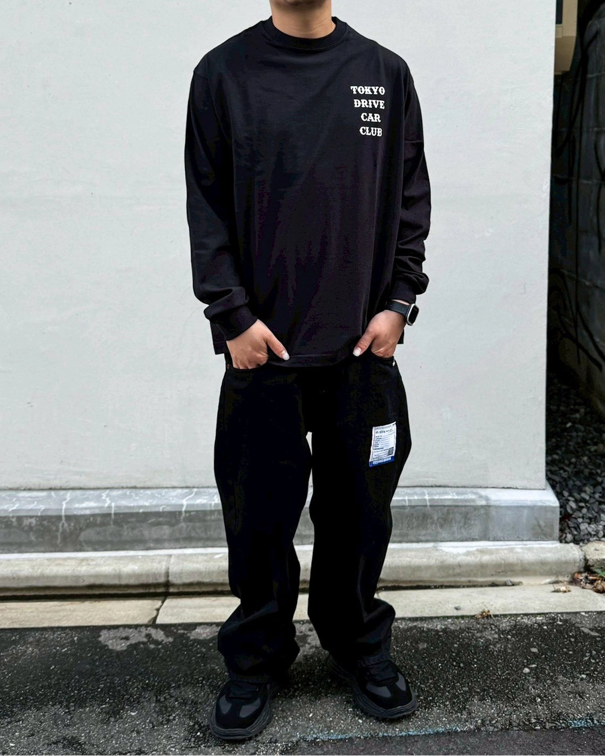 TOKYO DRIVE CAR CLUB / Big Logo L/S Tee