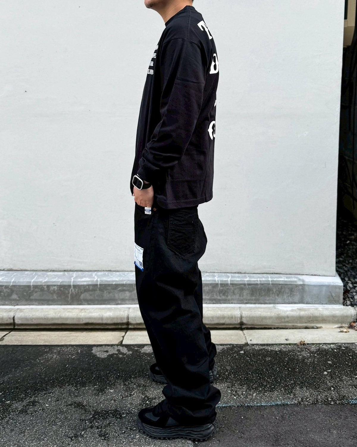TOKYO DRIVE CAR CLUB / Big Logo L/S Tee