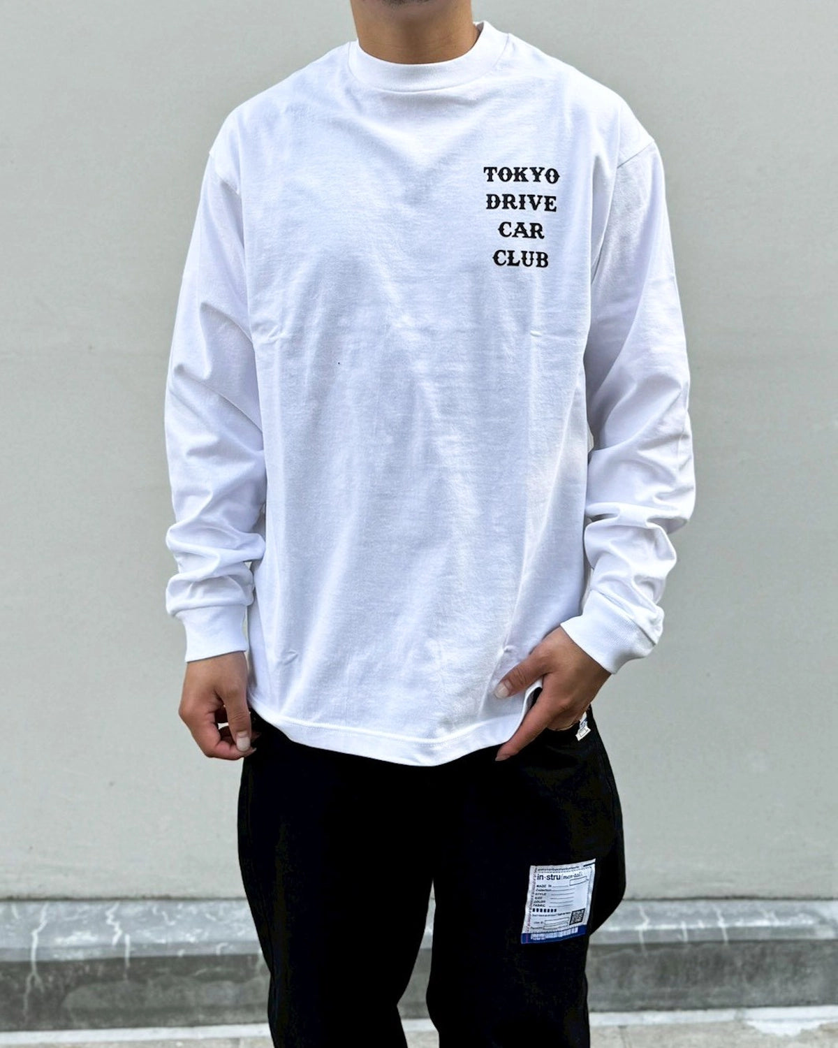 TOKYO DRIVE CAR CLUB / Big Logo L/S Tee