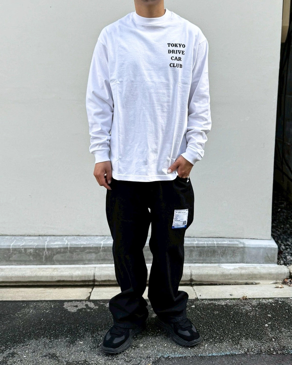 TOKYO DRIVE CAR CLUB / Big Logo L/S Tee
