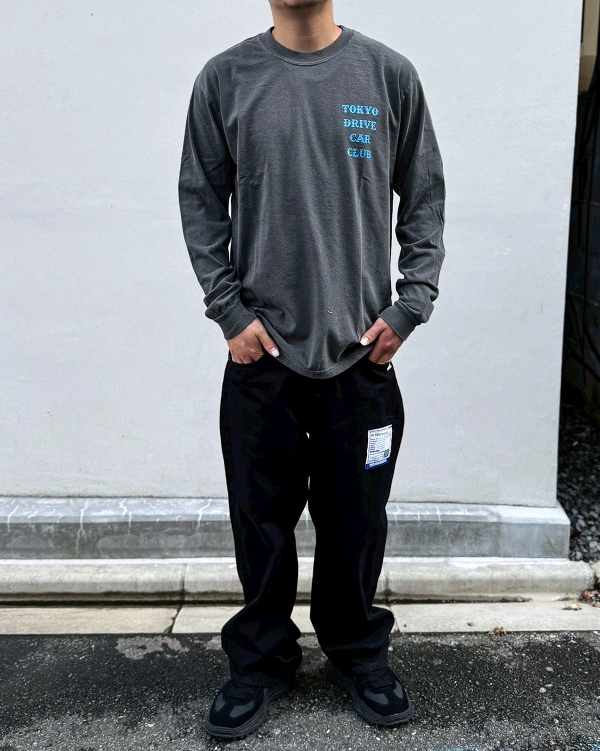 TOKYO DRIVE CAR CLUB / Big Logo L/S Tee