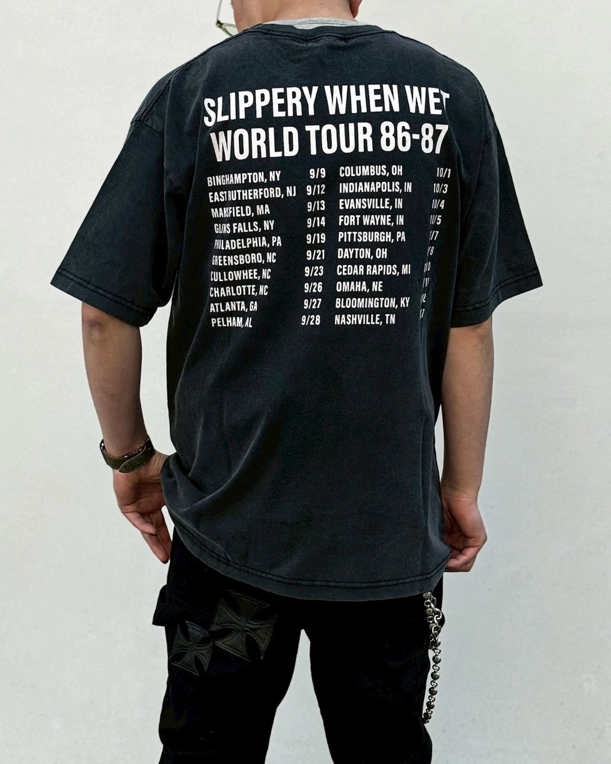 U/MUSIC / Bon Jovi Slippery When Wet Wld Tour SS Tee (UM-MK8-0000-014)