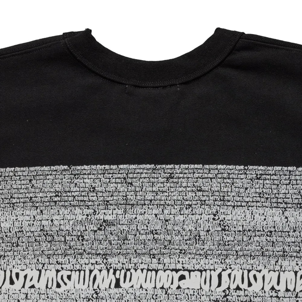 Vektor shop® / VS Crew Neck Sweat "Madoki Yamasaki Poetry" (VS2411-SW002MY)