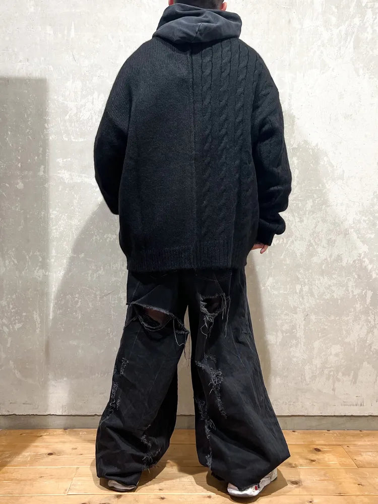 VETEMENTS / SPLIT CARDIGAN (UA65KN170B)