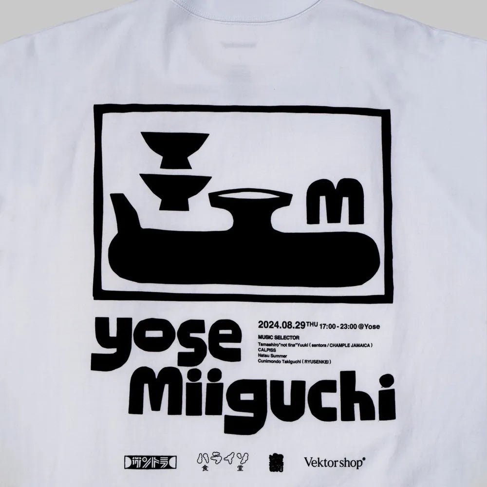 Vektor shop® / VS S/S Tee "yose miiguchi" (VS2408-T001YM)