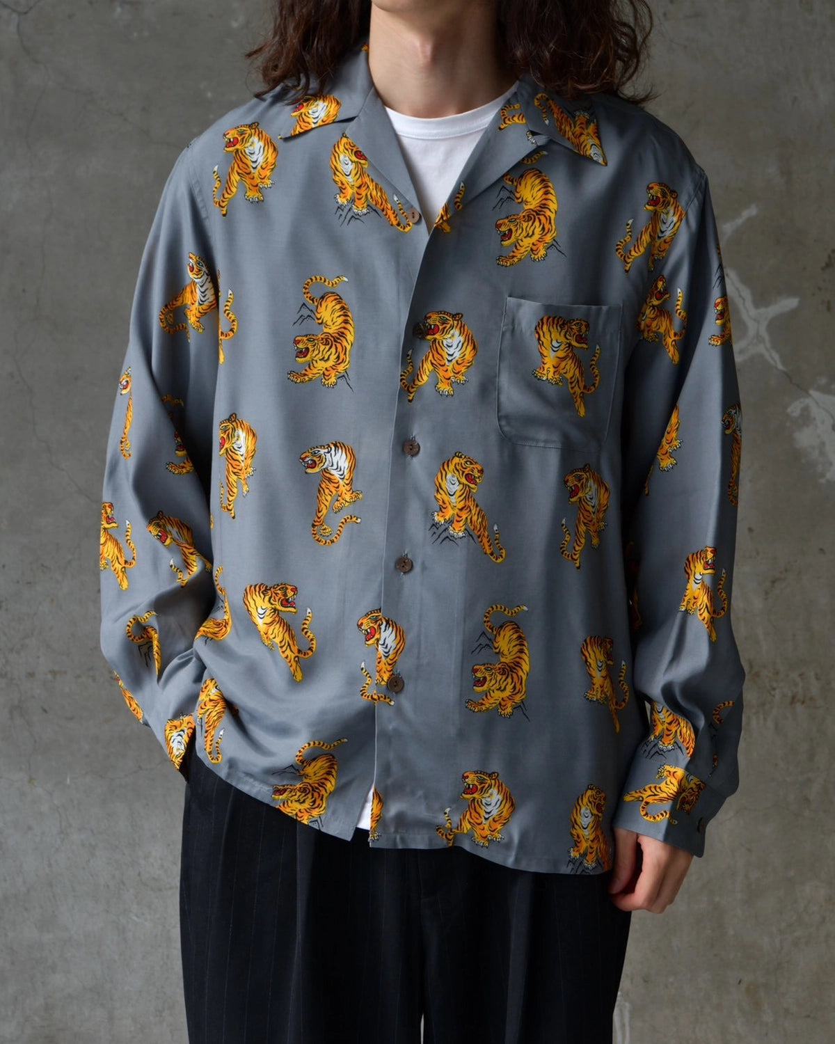 WACKO MARIA × TIM LEHI / TIMLEHI / HAWAIIAN SHIRT L/S (26FW-WMS-HI04)