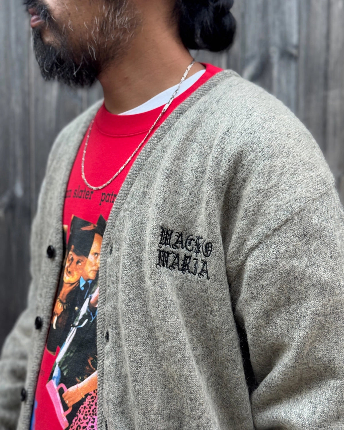 WACKO MARIA / MOHAIR KNIT CARDIGAN (26FW-WMK-KN09)