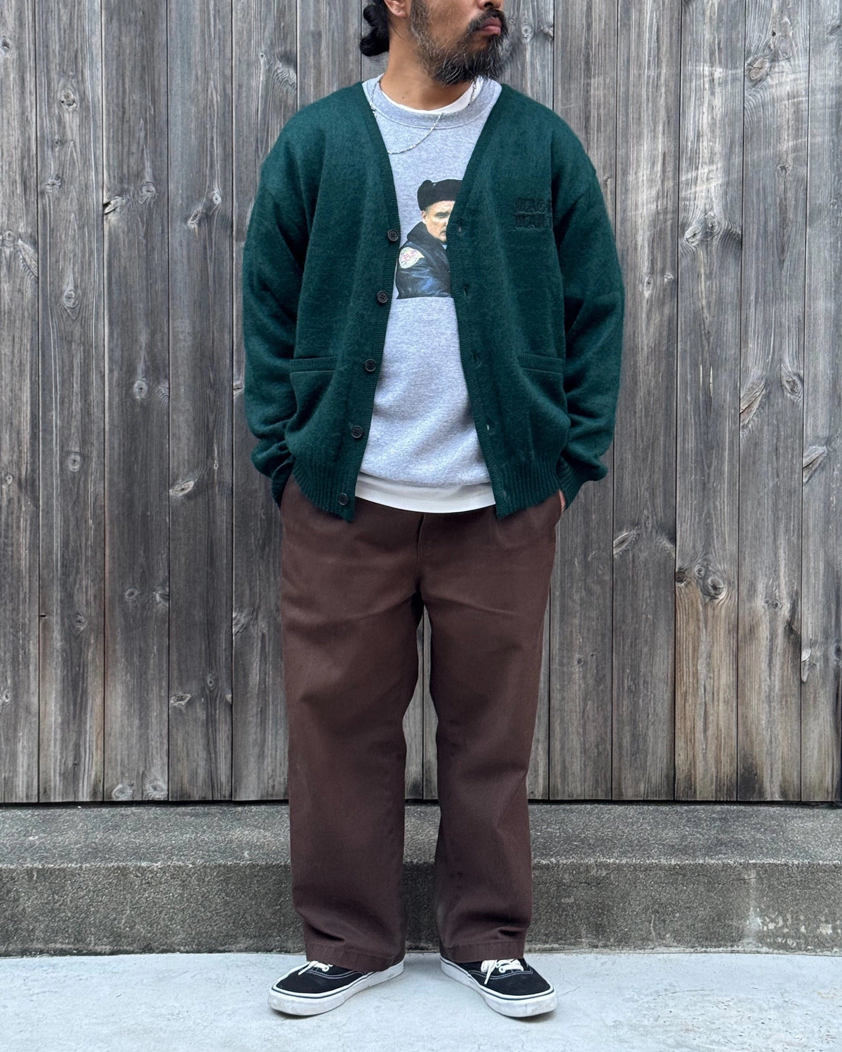 WACKO MARIA / MOHAIR KNIT CARDIGAN (26FW-WMK-KN09)