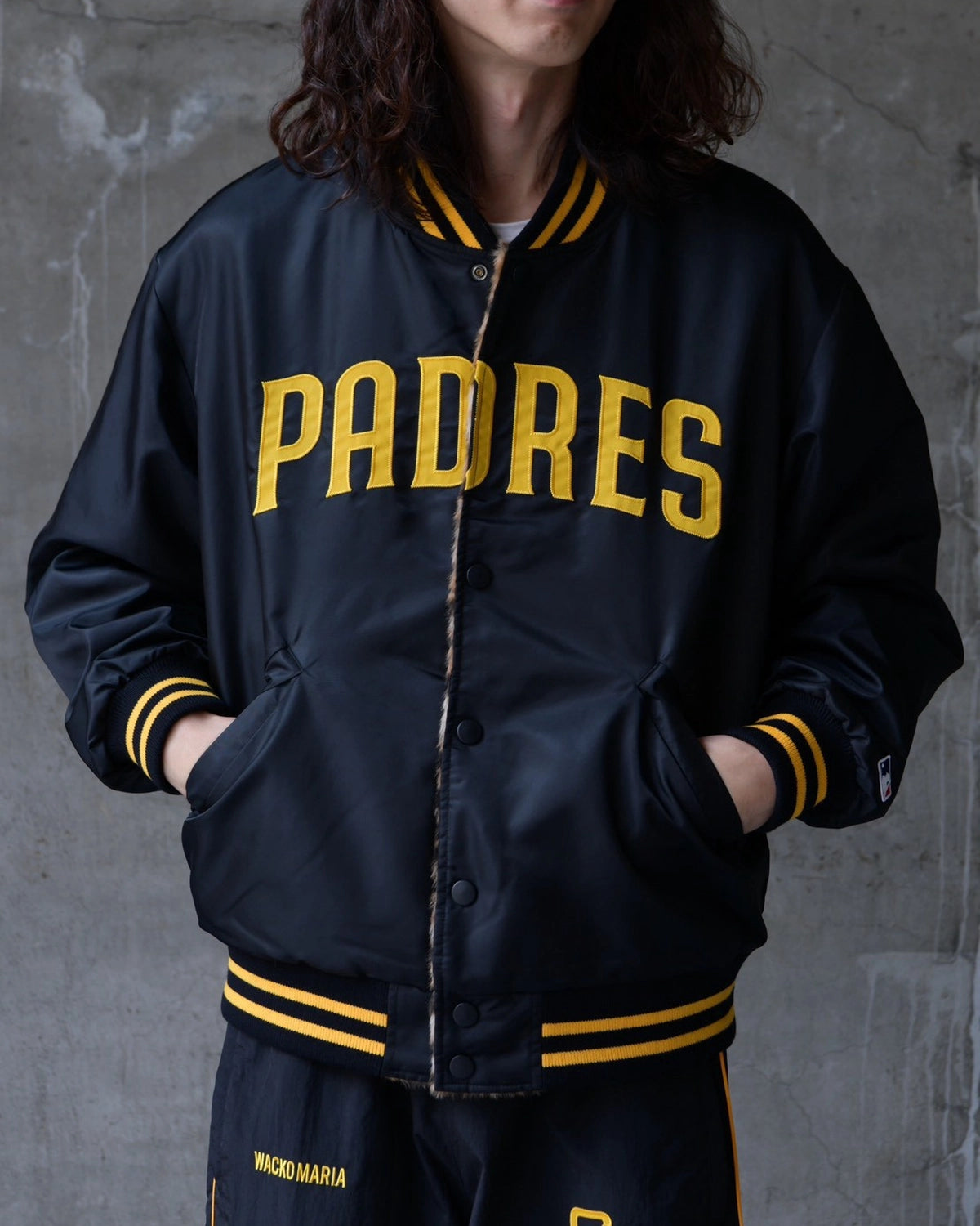 WACKO MARIA × MLB / REVERSIBLE VARSITY JACKET -TYPE-3- (MLB-WM-BL03)