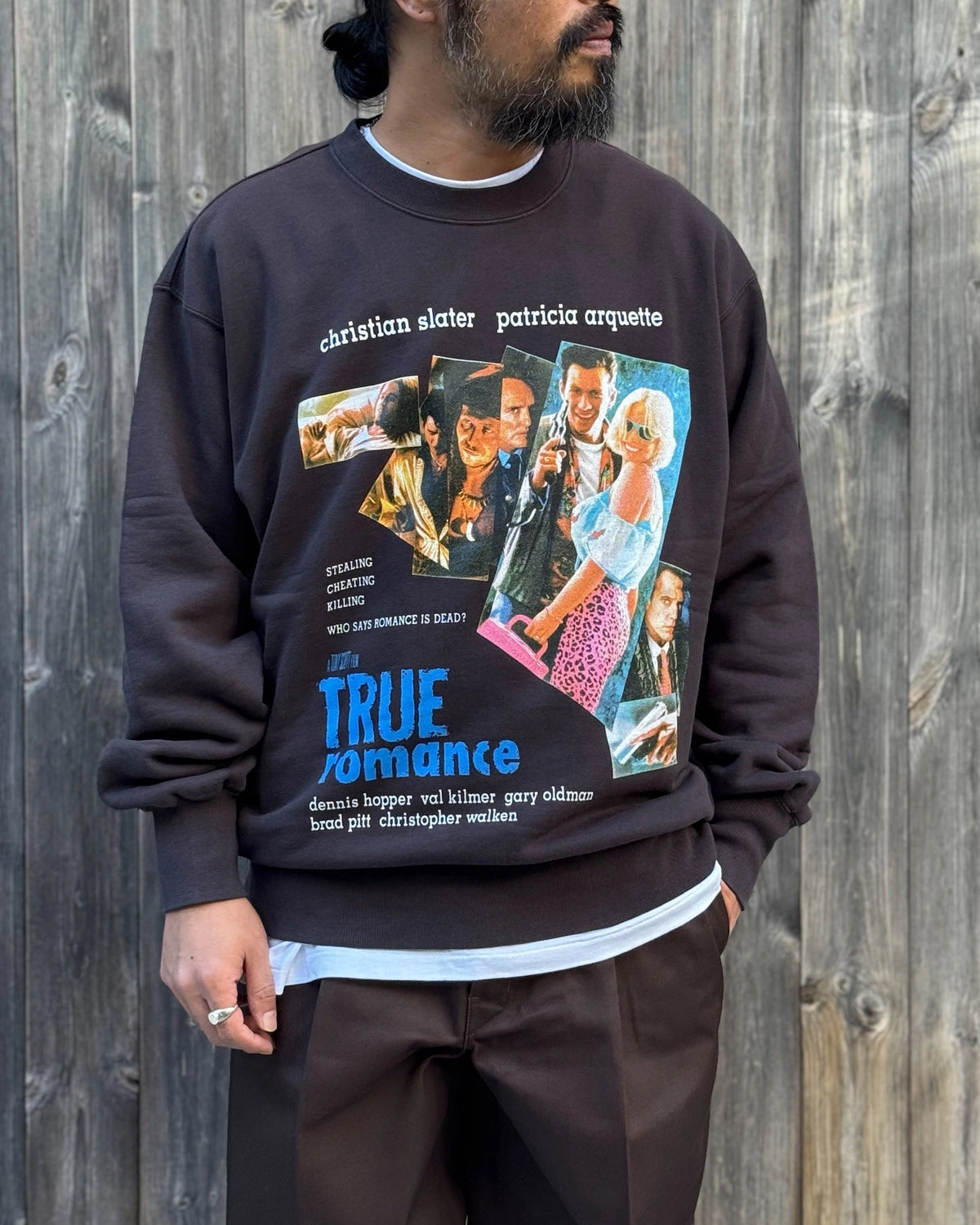 WACKO MARIA × TRUE ROMANCE / WASHED HEAVY WEIGHT SWEAT SHIRT (TR-WM-SS02)
