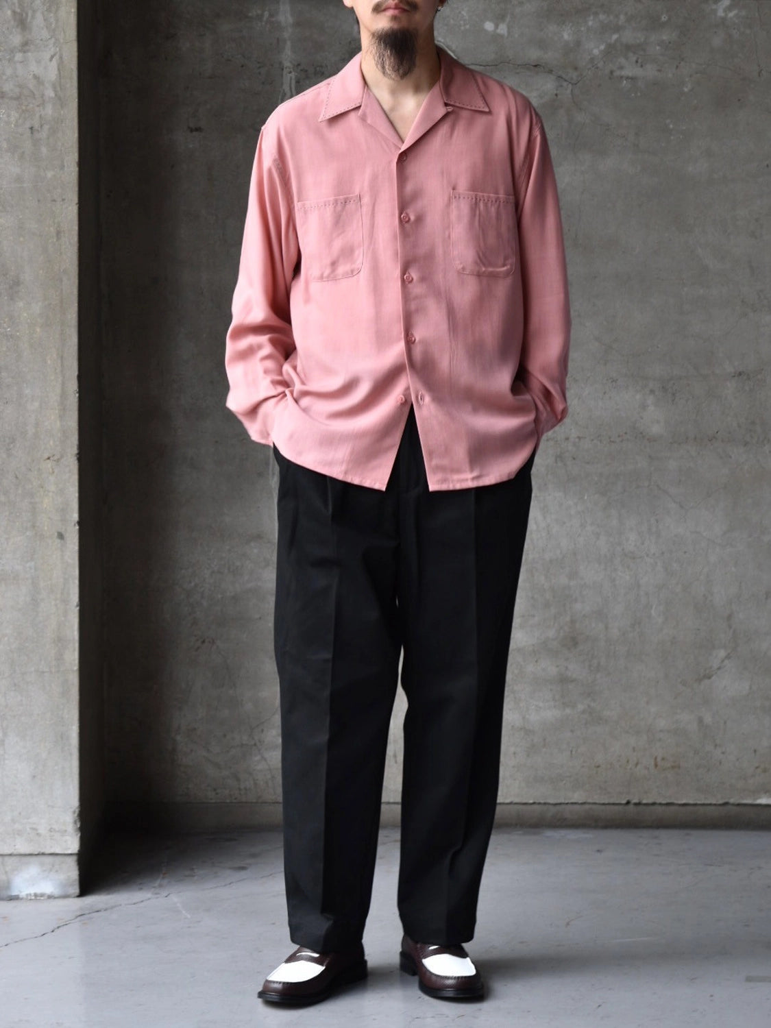 WACKO MARIA / DOUBLE PLEATED CHINO TROUSERS -TYPE-1- (25FW-WMP-PT01)