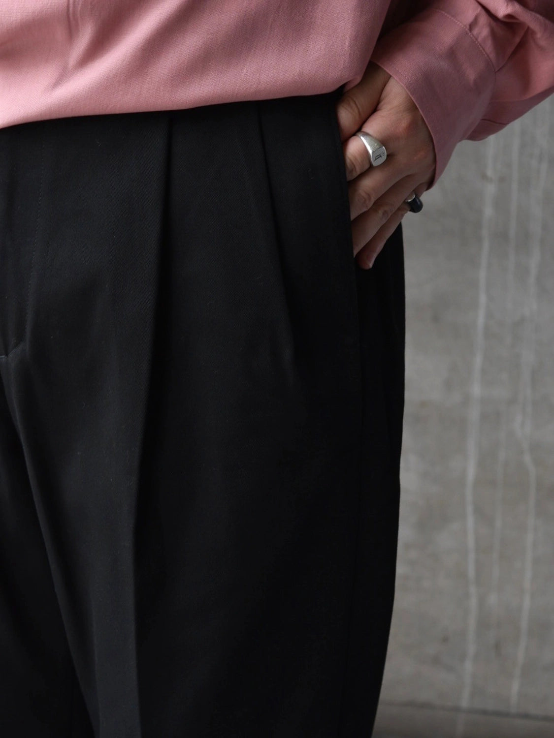 WACKO MARIA / DOUBLE PLEATED CHINO TROUSERS -TYPE-1- (25FW-WMP-PT01)