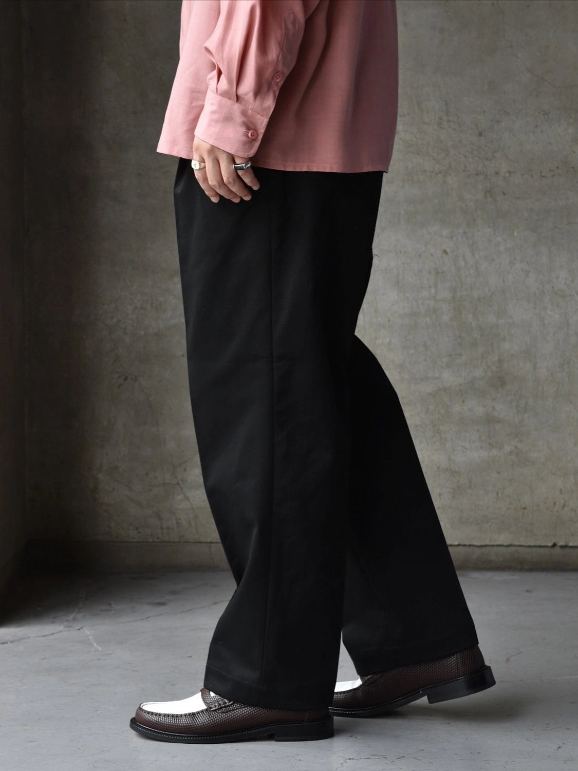 WACKO MARIA / DOUBLE PLEATED CHINO TROUSERS -TYPE-1- (25FW-WMP-PT01)