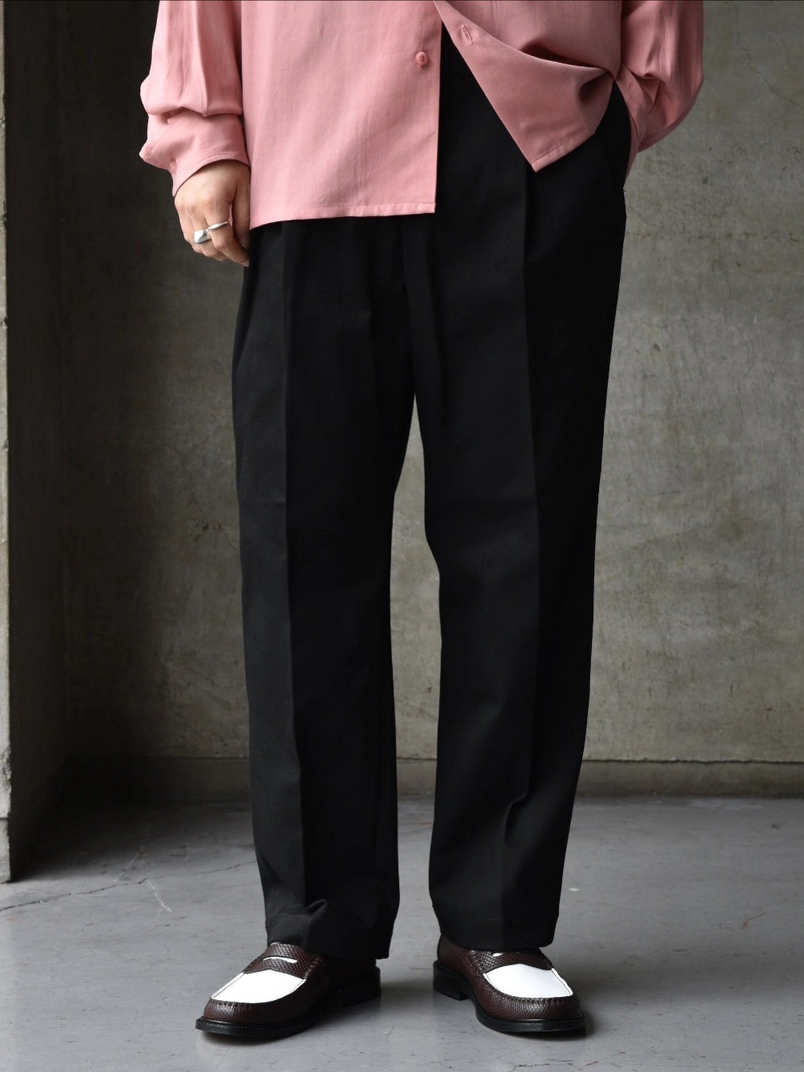 WACKO MARIA / DOUBLE PLEATED CHINO TROUSERS -TYPE-1- (25FW-WMP-PT01)