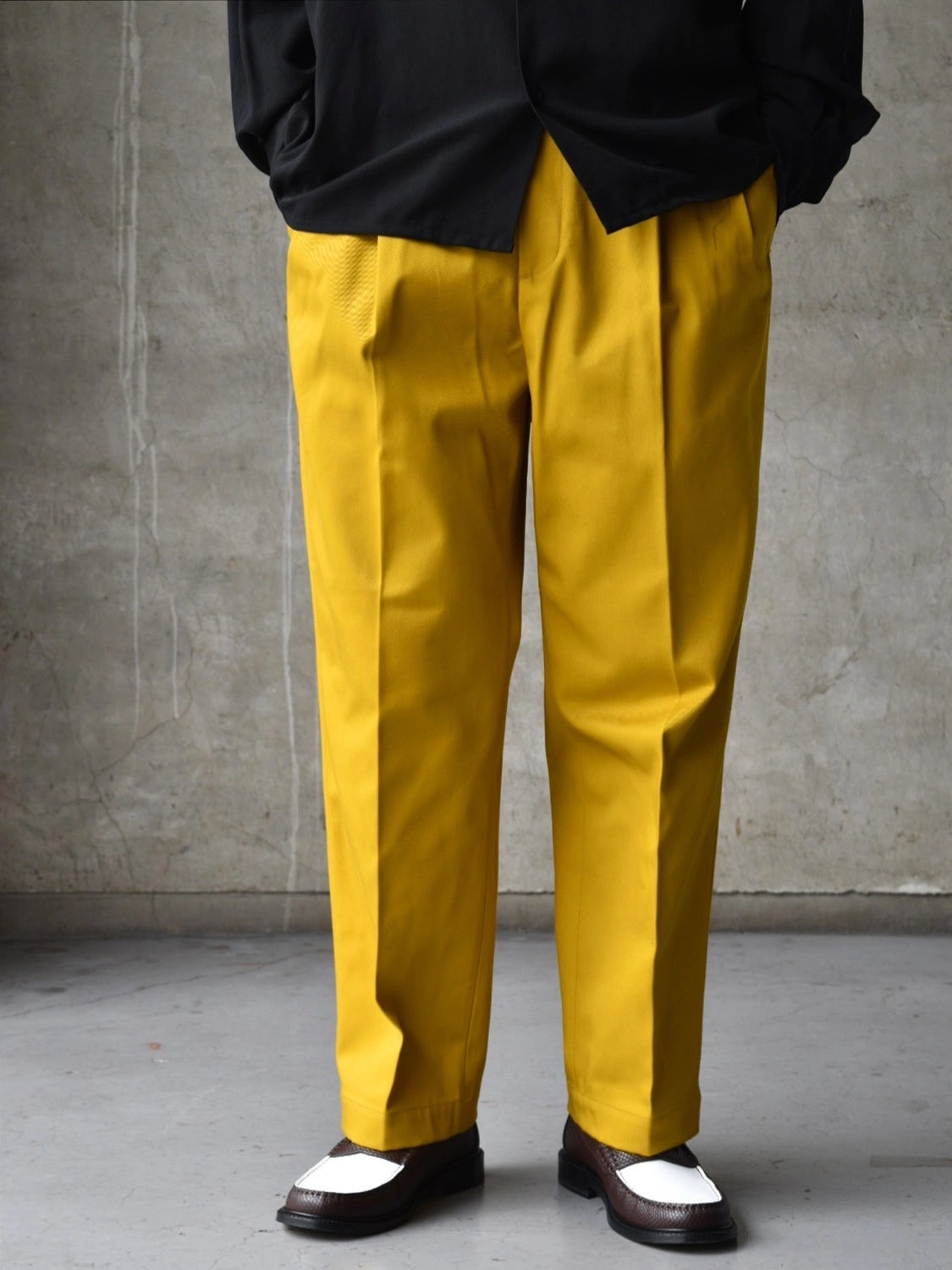 WACKO MARIA / DOUBLE PLEATED CHINO TROUSERS -TYPE-1- (25FW-WMP-PT01)