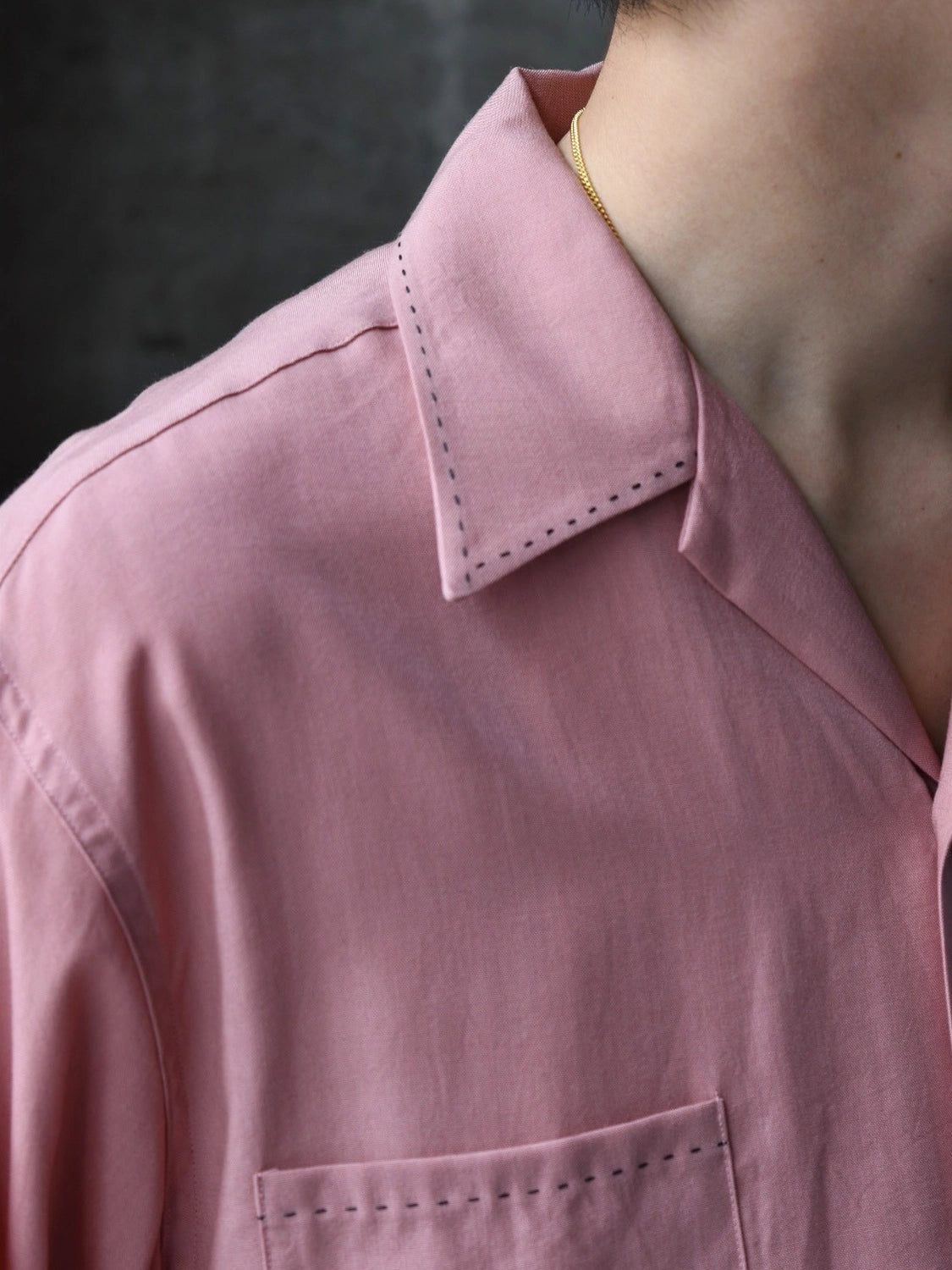 WACKO MARIA  / 50'S OPEN COLLAR SHIRT -TYPE5- (25FW-WMS-OC10)