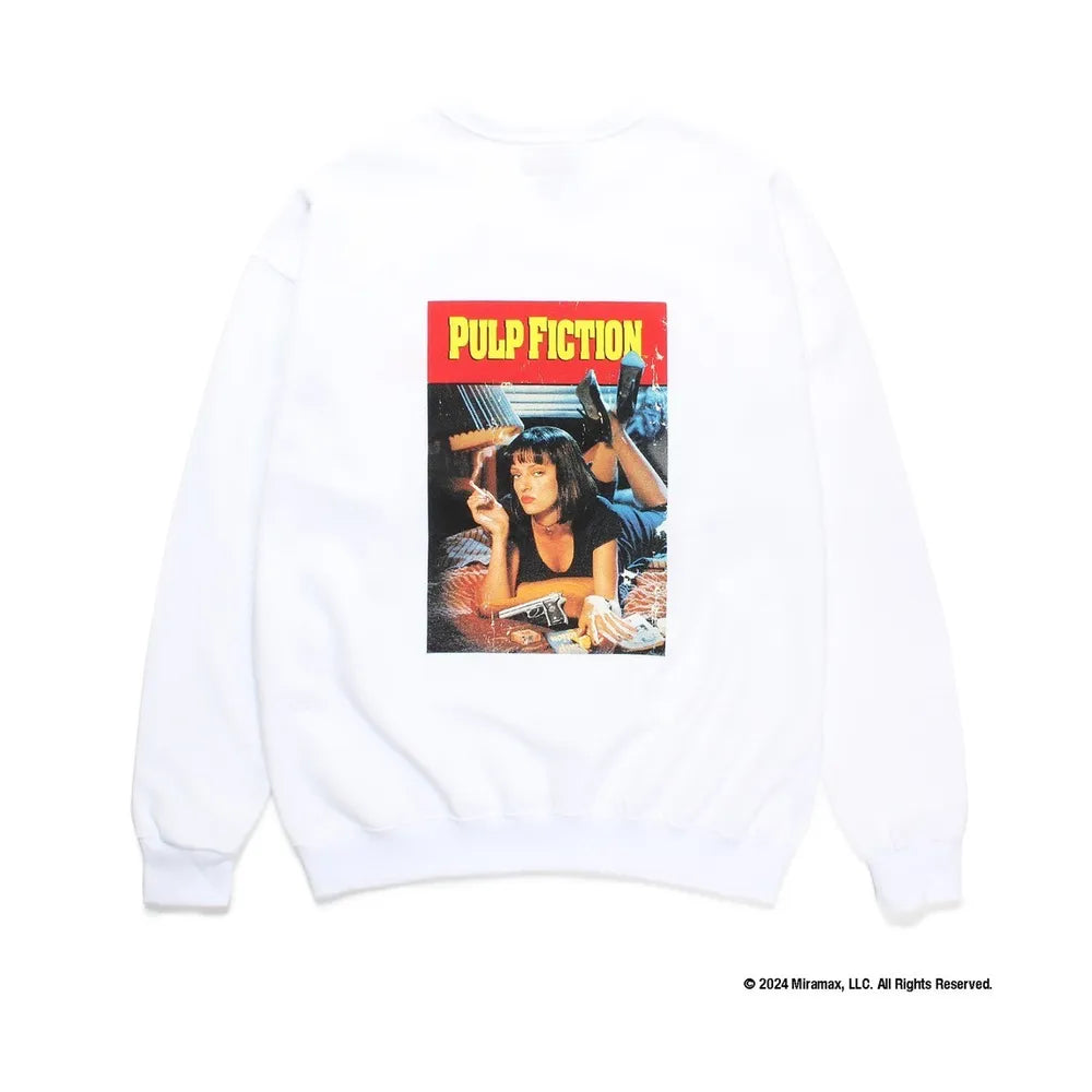 WACKO MARIA / × PULP FICTION CREW NECK SWEAT SHIRT -TYPE5- (PF-WM-SS11)