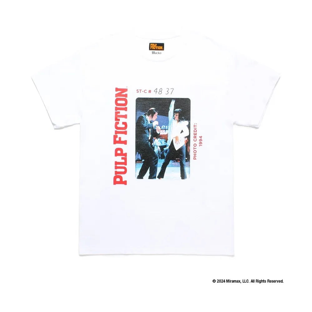 WACKO MARIA / × PULP FICTION CREW NECK T-SHIRT -TYPE3- (PF-WM-TEE05)