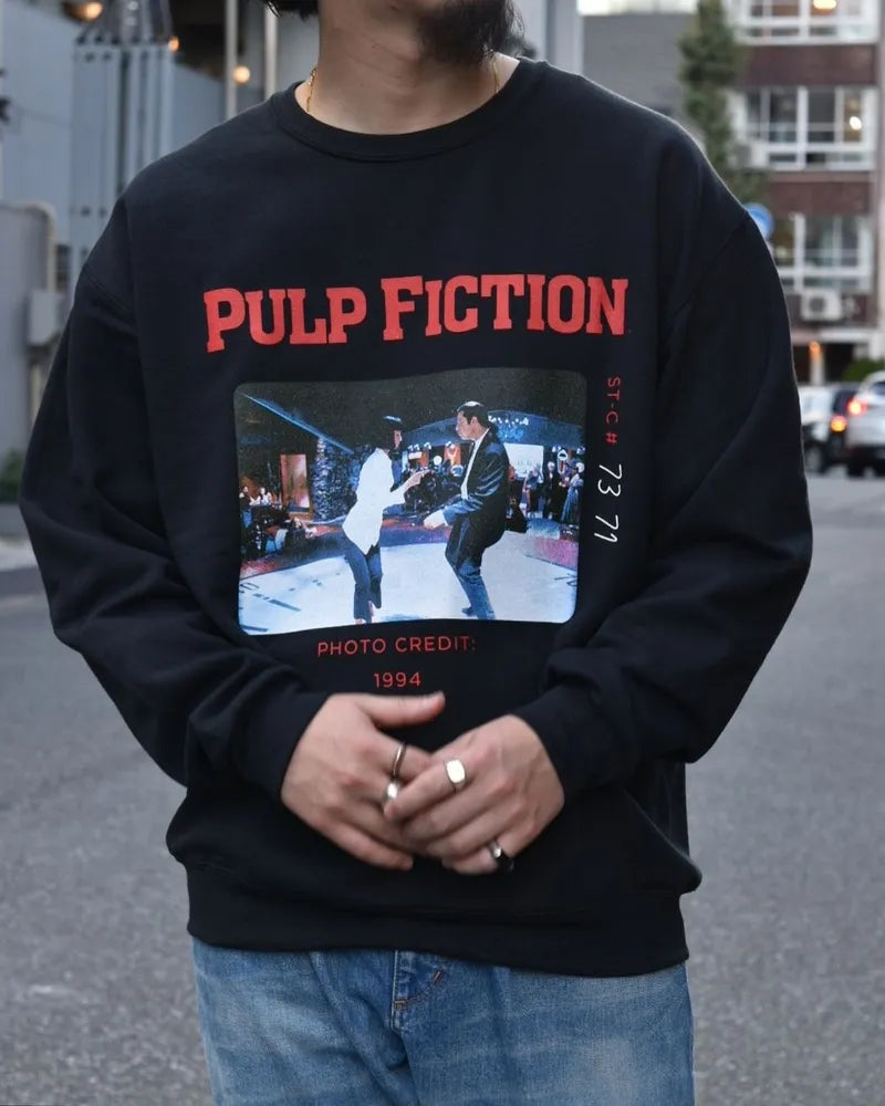 WACKO MARIA / × PULP FICTION CREW NECK SWEAT SHIRT -TYPE1- (PF-WM-SS04)