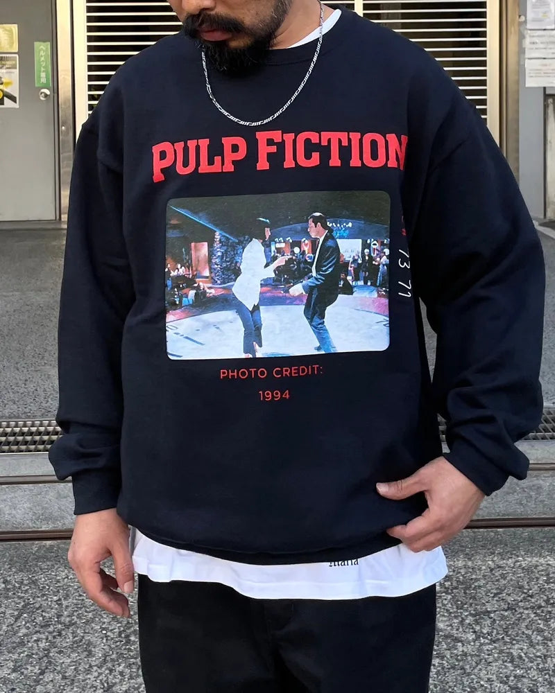 WACKO MARIA / × PULP FICTION CREW NECK SWEAT SHIRT -TYPE1- (PF-WM-SS04)