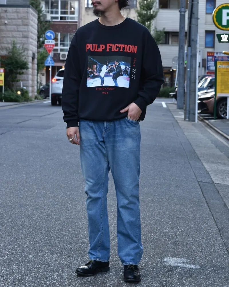 WACKO MARIA / × PULP FICTION CREW NECK SWEAT SHIRT -TYPE1- (PF-WM-SS04)