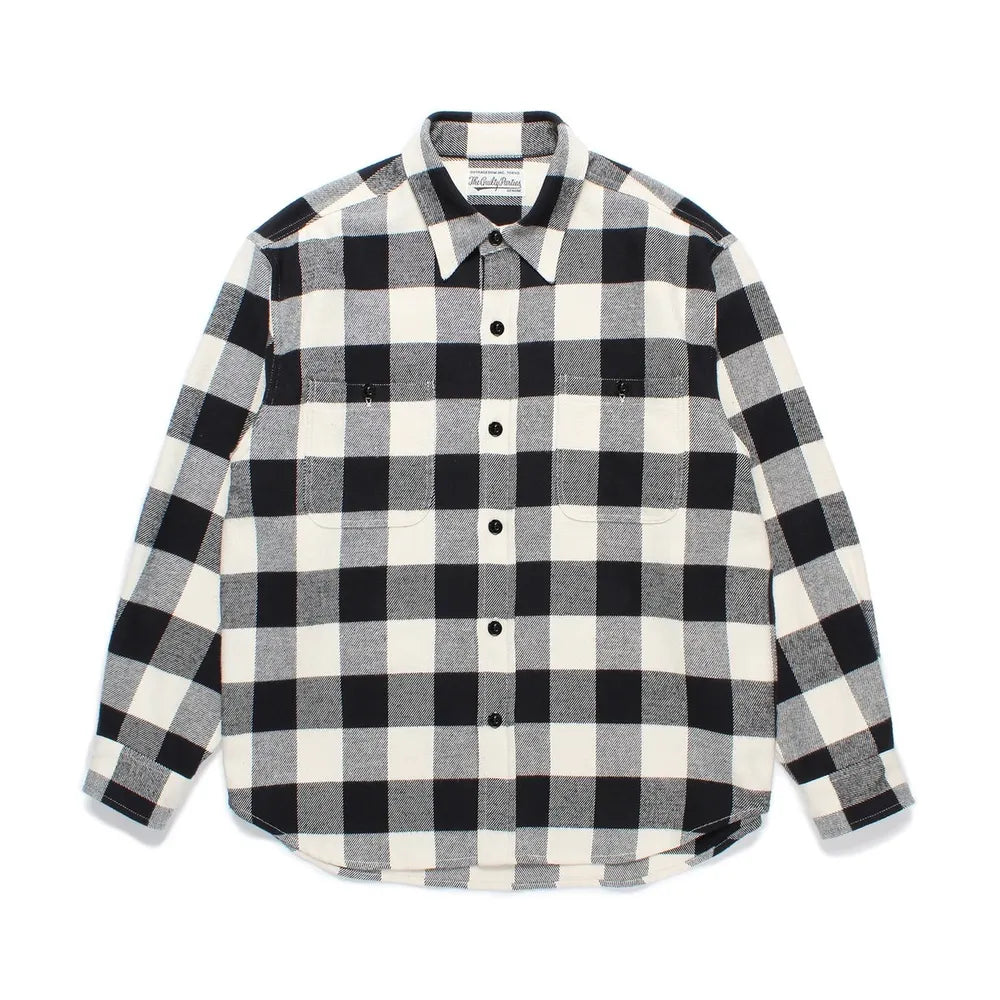 WACKO MARIA / FLANNEL REGULAR COLLAR SHIRT (24FW-WMS-RC01)