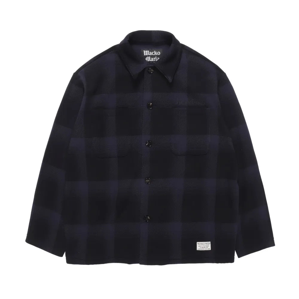 WACKO MARIA / FLEECE SHIRT -TYPE2- (24FW-WMO-BL25)