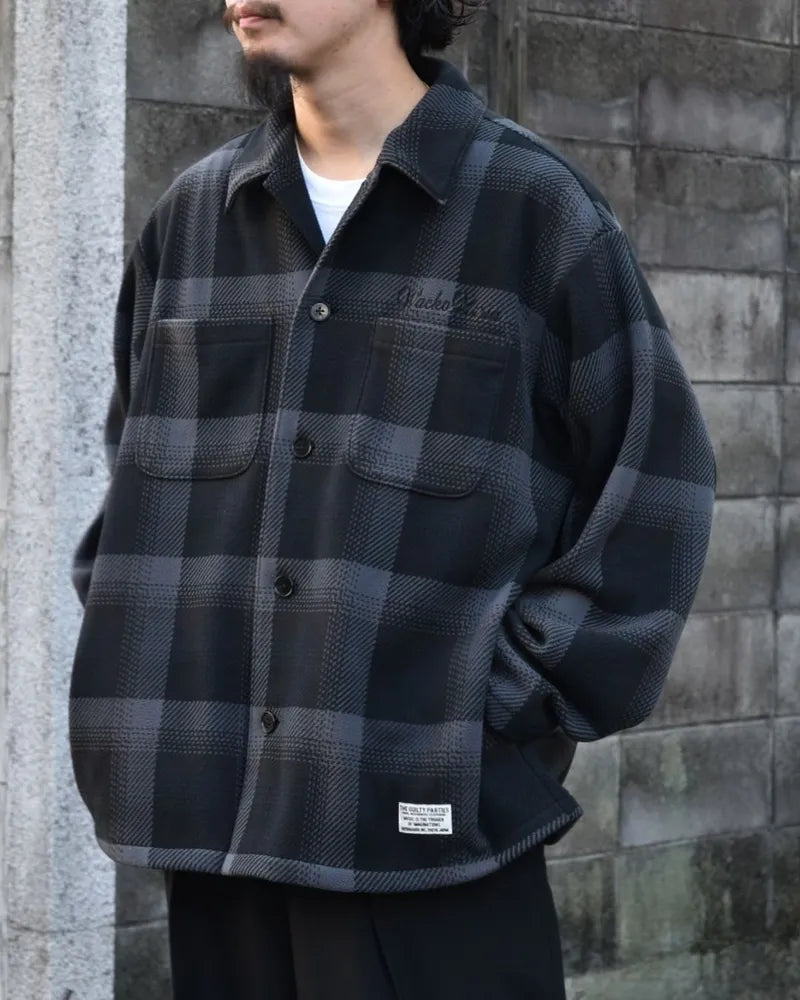 WACKO MARIA / FLEECE SHIRT -TYPE2- (24FW-WMO-BL25)