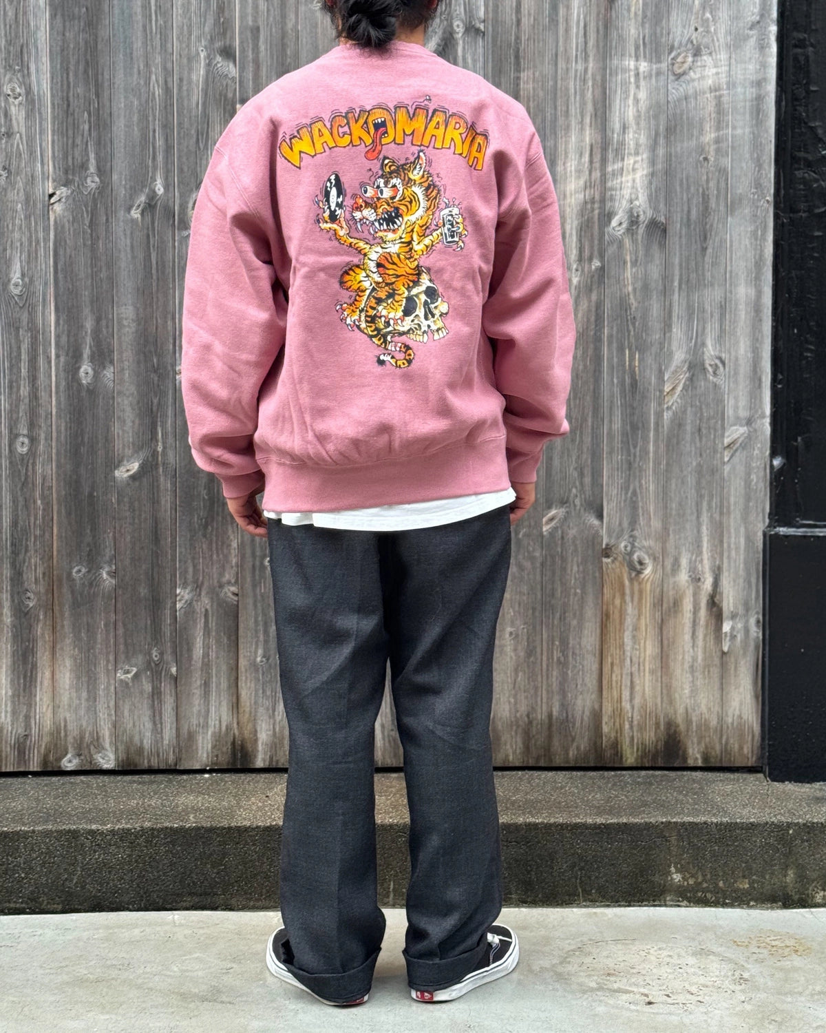WACKO MARIA × Champion / REVERSE WEAVE CREW NECK SWEAT SHIRT (26FW-WMC-CP04)