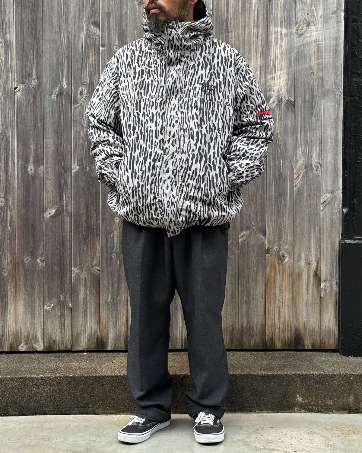 WACKO MARIA × NANGA / LEOPARD MOUNTAIN PARKA (26FW-WMO-NA08)