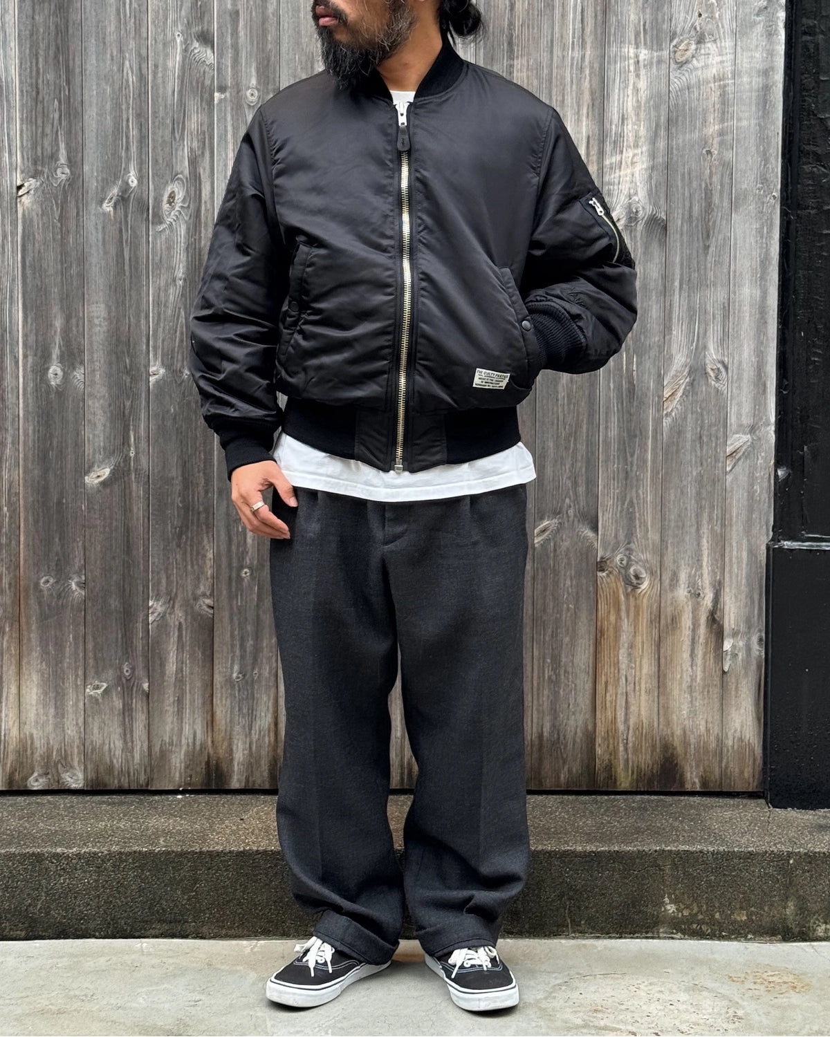 WACKO MARIA × NANGA / MA-1 FLIGHT DOWN JACKET (TW-WM-NA01)
