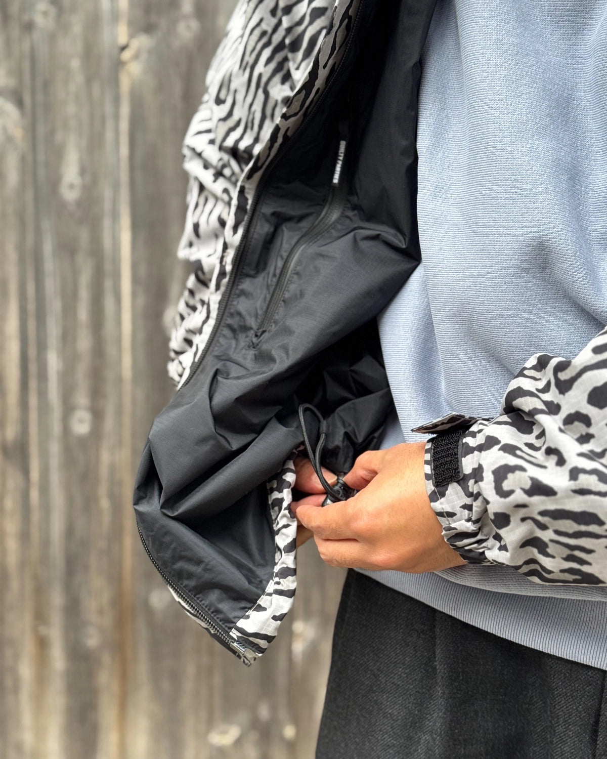 WACKO MARIA × NANGA / LEOPARD MOUNTAIN PARKA (26FW-WMO-NA08)