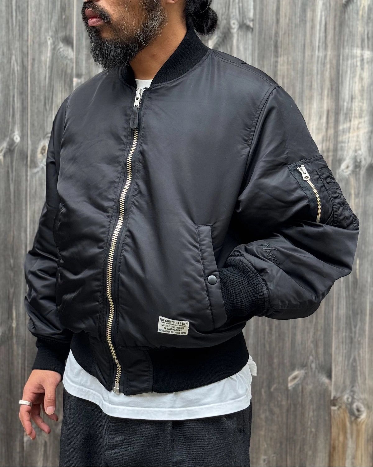 WACKO MARIA × NANGA / MA-1 FLIGHT DOWN JACKET (TW-WM-NA01)