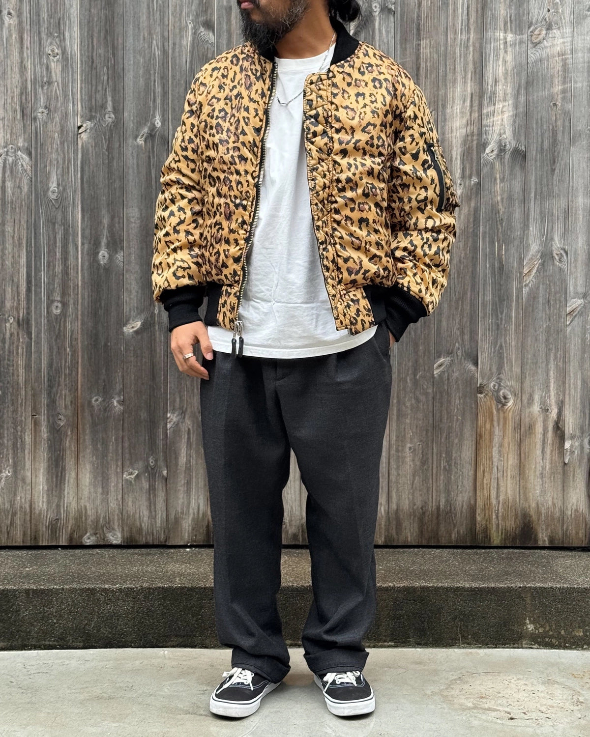 WACKO MARIA × NANGA / MA-1 FLIGHT DOWN JACKET (TW-WM-NA01)