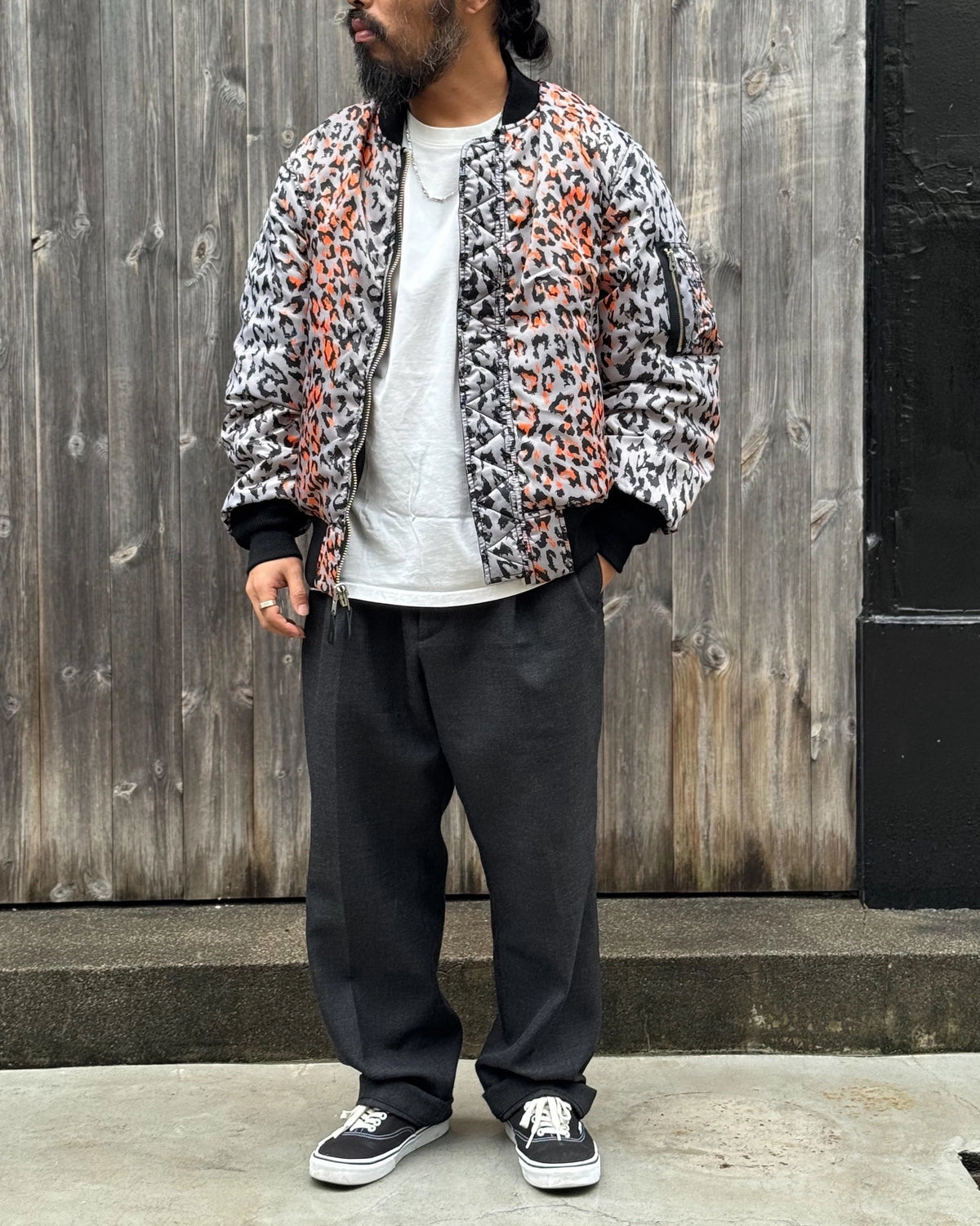 WACKO MARIA × NANGA / MA-1 FLIGHT DOWN JACKET (TW-WM-NA01)