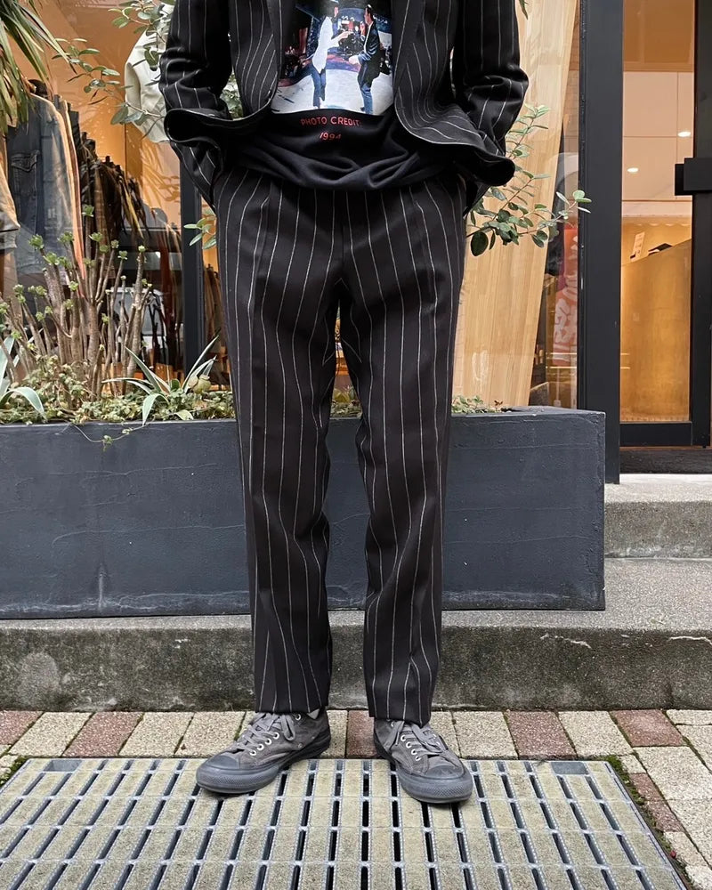 WACKO MARIA / × DORMEUIL SINGLE BREASTED JACKET -TYPE7- ＆ PLEATED TROUSERS -TYPE2- (24FW-WMO-SU07)