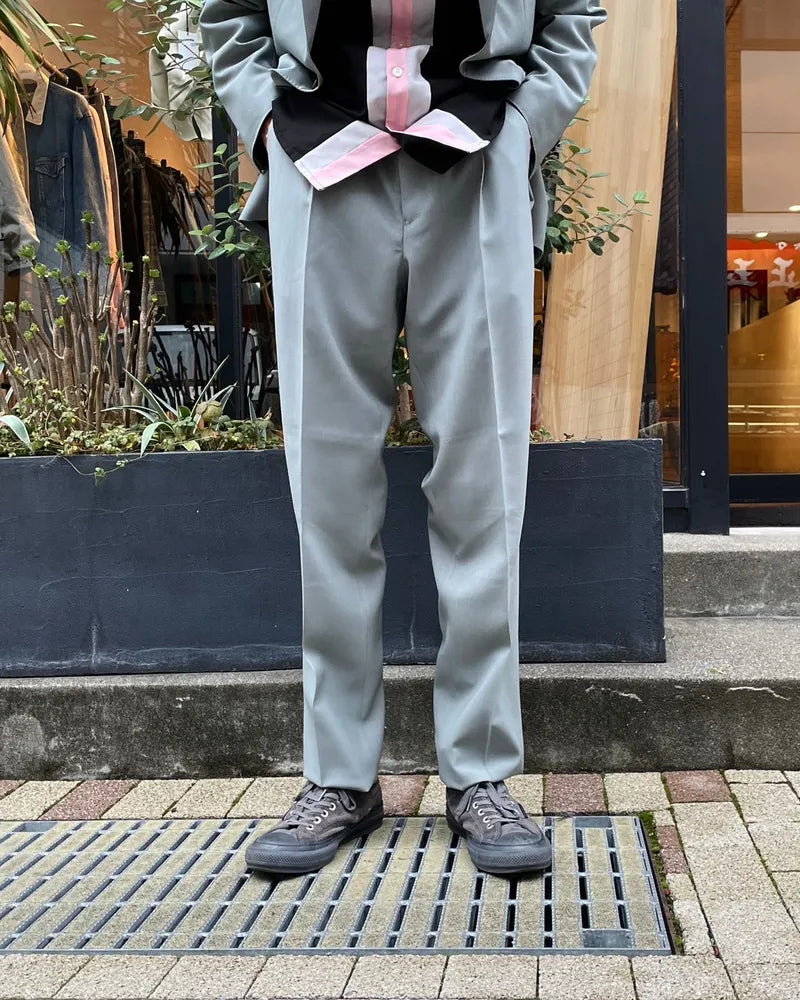 WACKO MARIA / × DORMEUIL SINGLE BREASTED JACKET -TYPE4- ＆ PLEATED TROUSERS -TYPE2- (24FW-WMO-SU04)