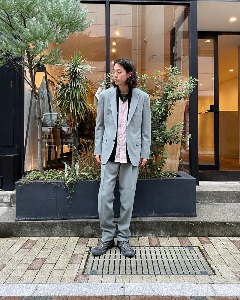 WACKO MARIA / × DORMEUIL SINGLE BREASTED JACKET -TYPE4- ＆ PLEATED TROUSERS -TYPE2- (24FW-WMO-SU04)