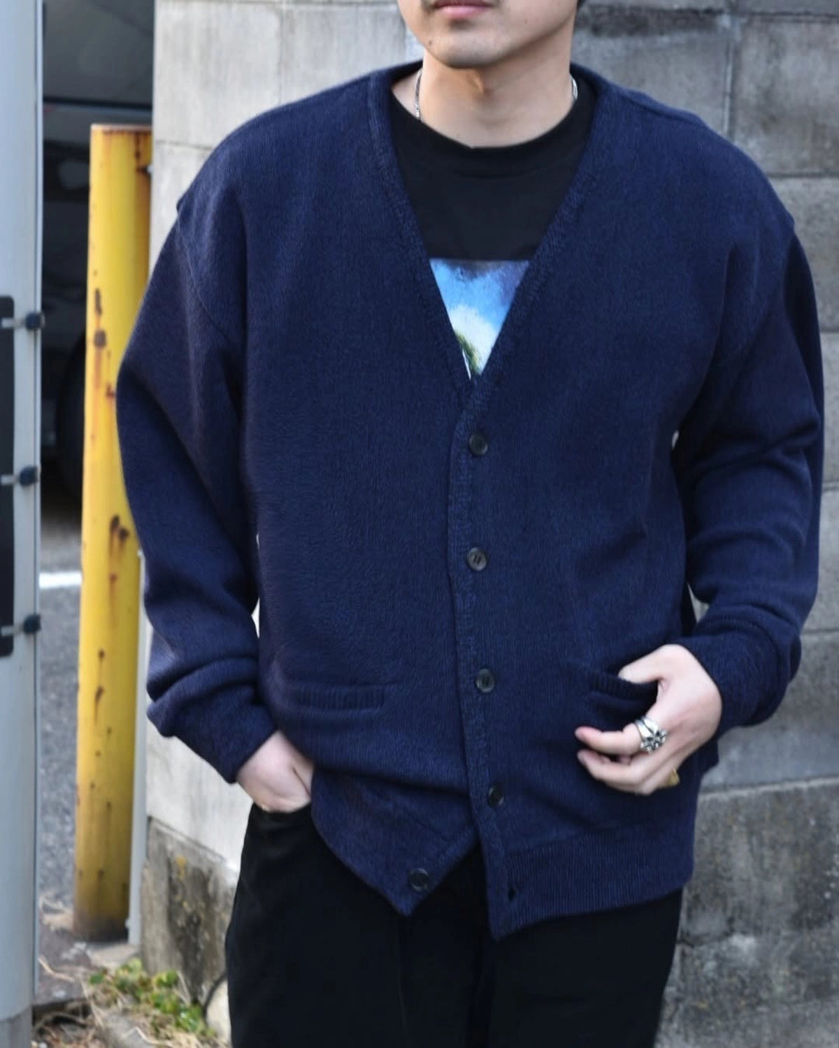 WACKO MARIA / CLASSIC KNIT CARDIGAN (25SS-WMK-KN02)