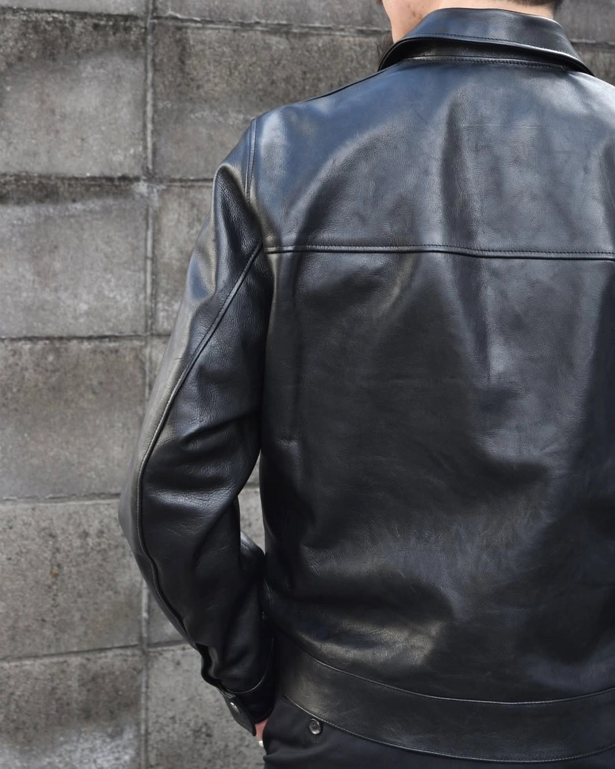 WACKO MARIA / LEATHER JACKET (25SS-WMO-BL01)