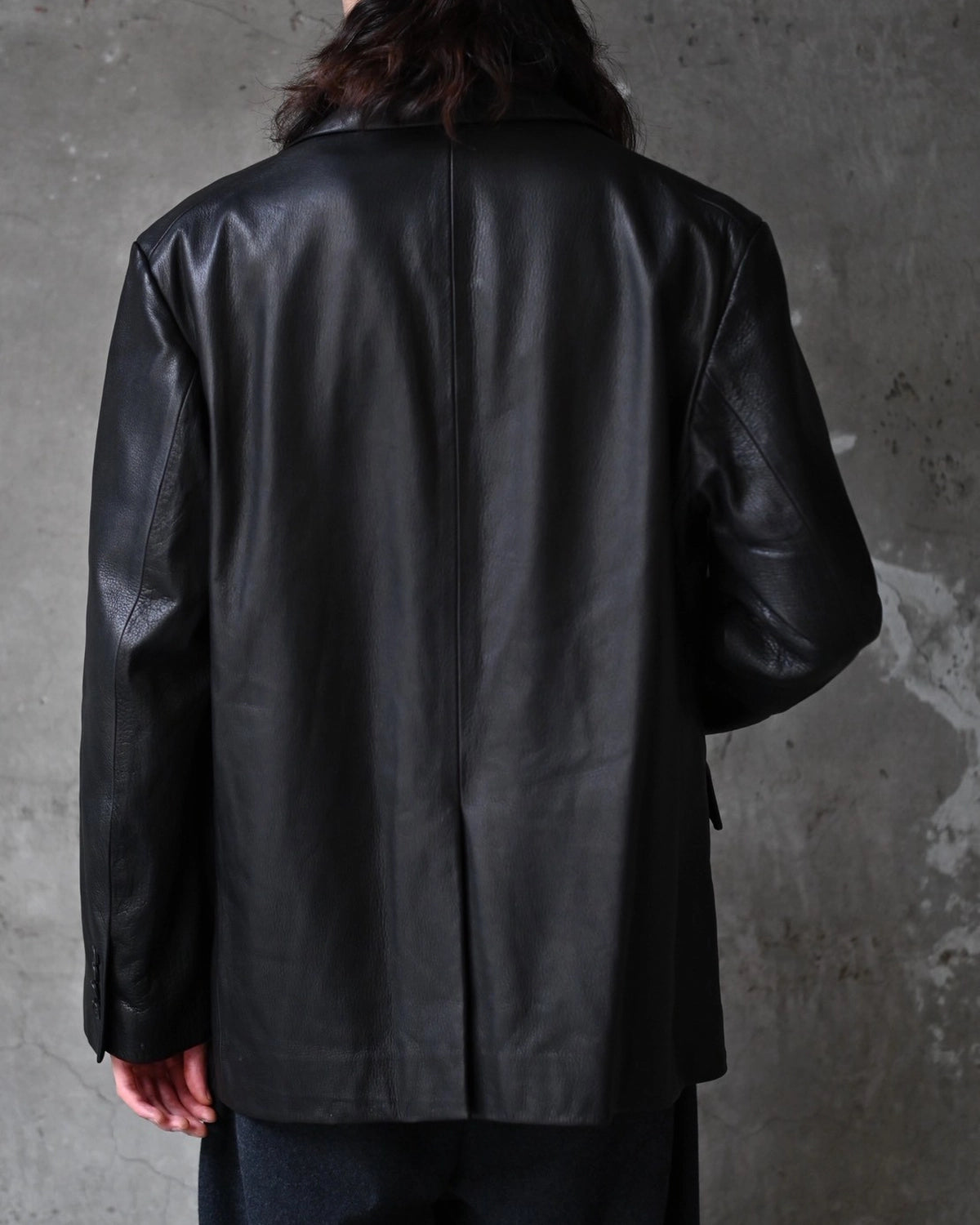 WACKO MARIA / LEATHER SINGLE BREASTED JACKET (26FW-WMO-JK02)